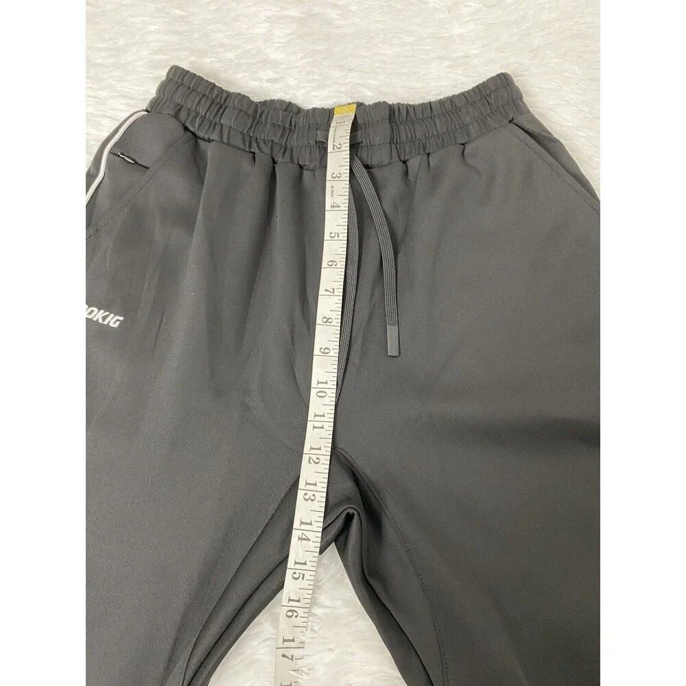 Brokig Sweatpants Men Size M Black Yoga Athletic Jogger Sleep Lounge Pockets